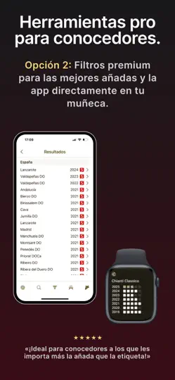 Captura de pantalla de Vino: Añadas Y Valoraciones en iPhone 5