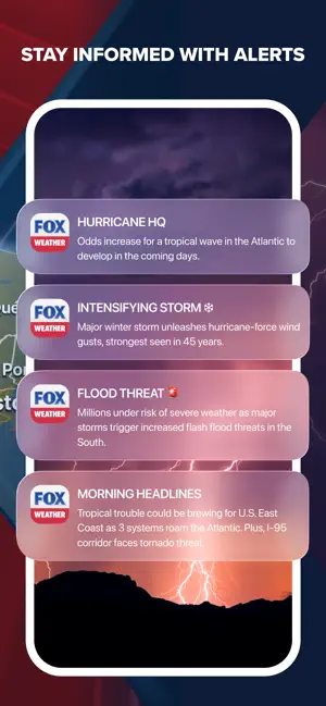 FOX Weather: Daily Forecasts iPhone screenshot 3