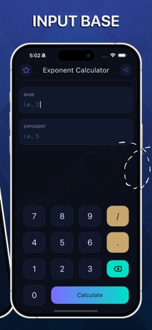 Exponent Calculator. Screenshot 2 of 5