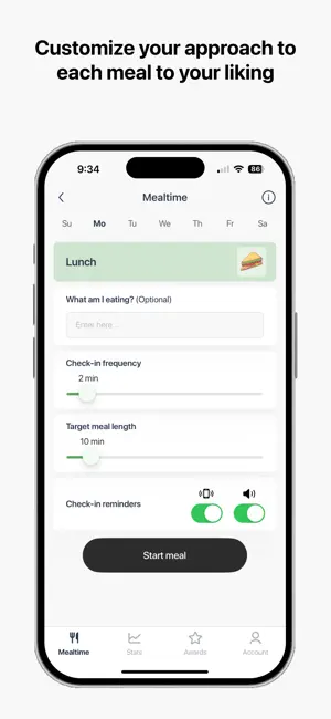 MealPilot Mindful Eating Timer screenshot 4