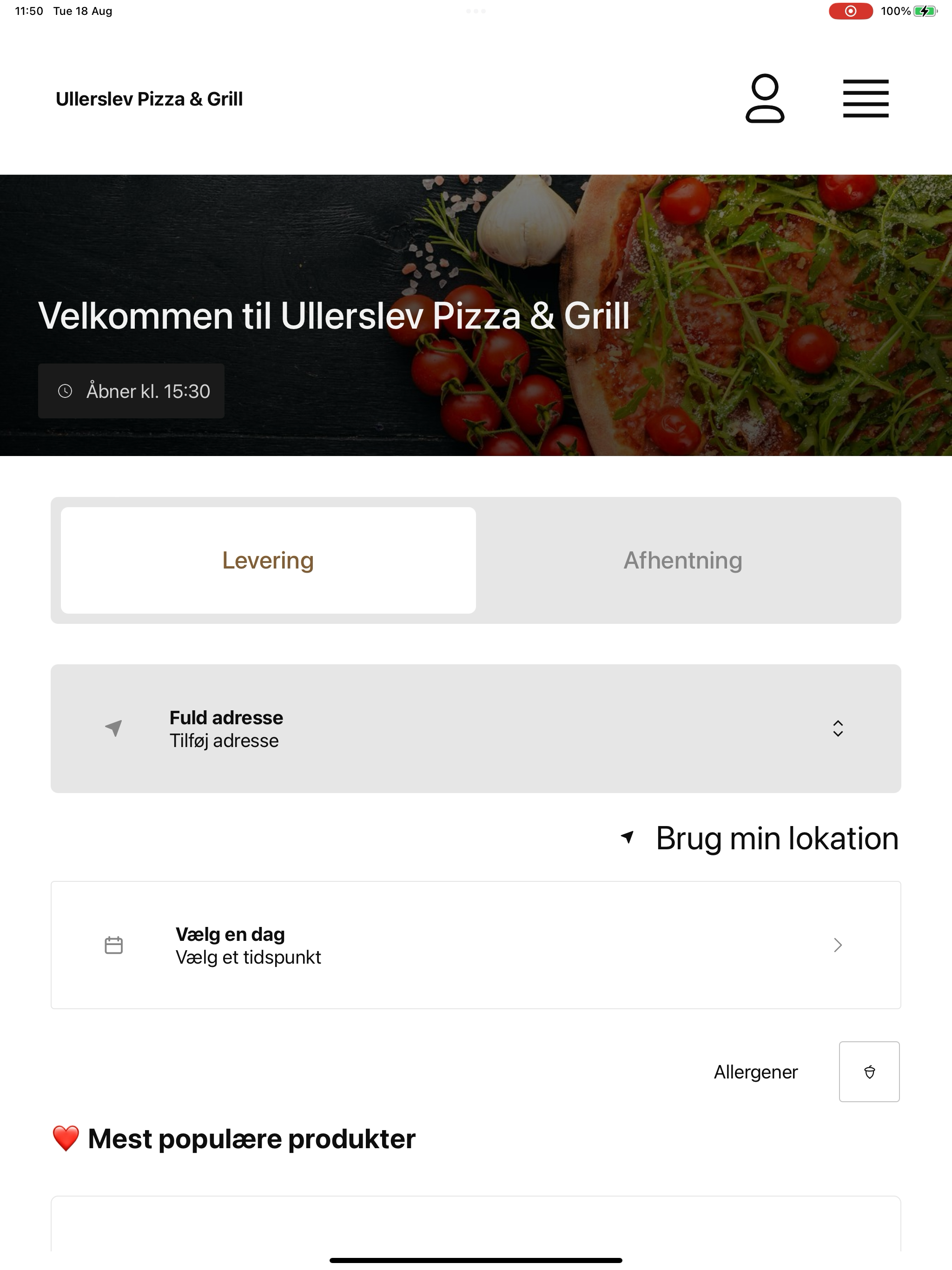 Ullerslev Pizza & Grill 5540 screenshot 9