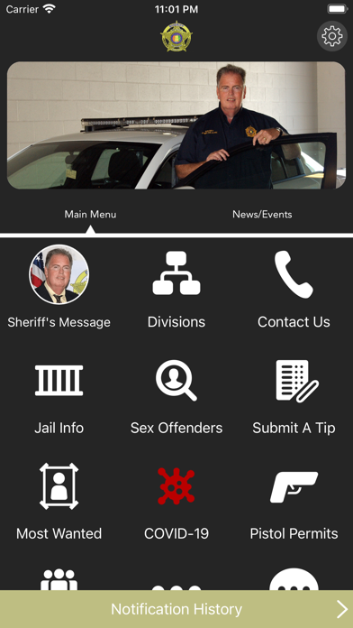 Talladega County AL Sheriff Screenshot