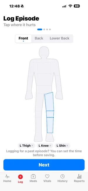 PainBrief screenshot 3