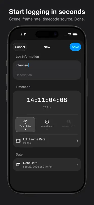 Timecode+ screenshot 4 of 5