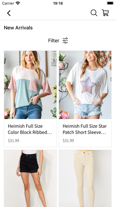 Grace Ann Faith Boutique Screenshot