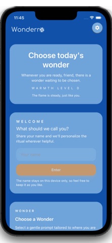 Wonderra screenshot