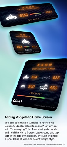 Tunnel Tolls HK 香港隧道收費 screenshot