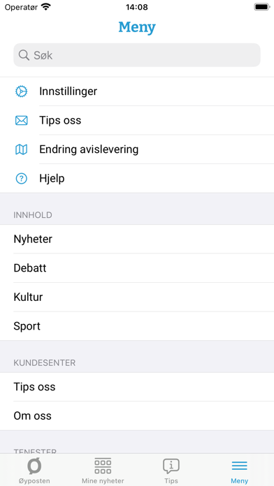 Øyposten Screenshot