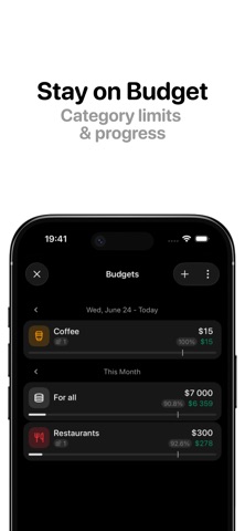 Qalta AI: Expense Manager iPhone screenshot