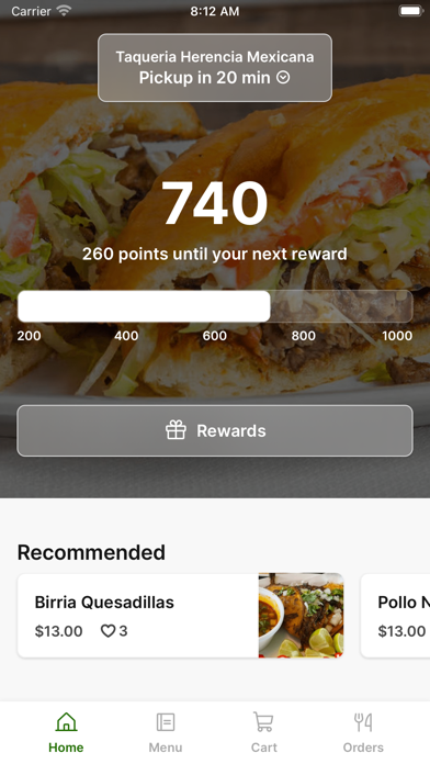 Taqueria Herencia Mexicana Screenshot