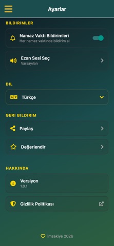 İmsakiye Plus Screenshot 8 of 10