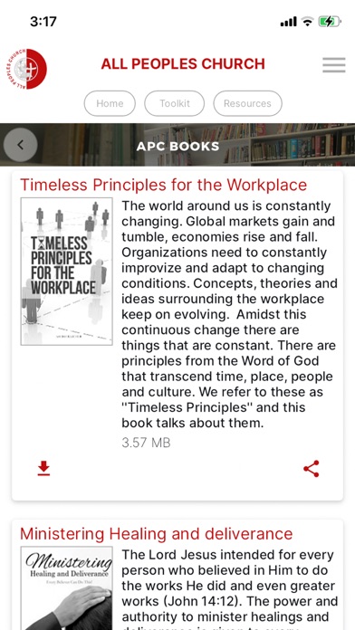 All Peoples Church Bangalore Screenshot