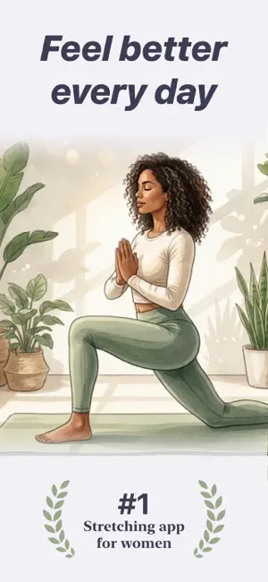 Stretching App for Women screenshot 1