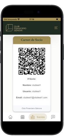Club Financiero Génova App screenshot