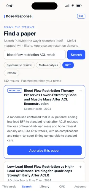 Dose-Response screenshot 2