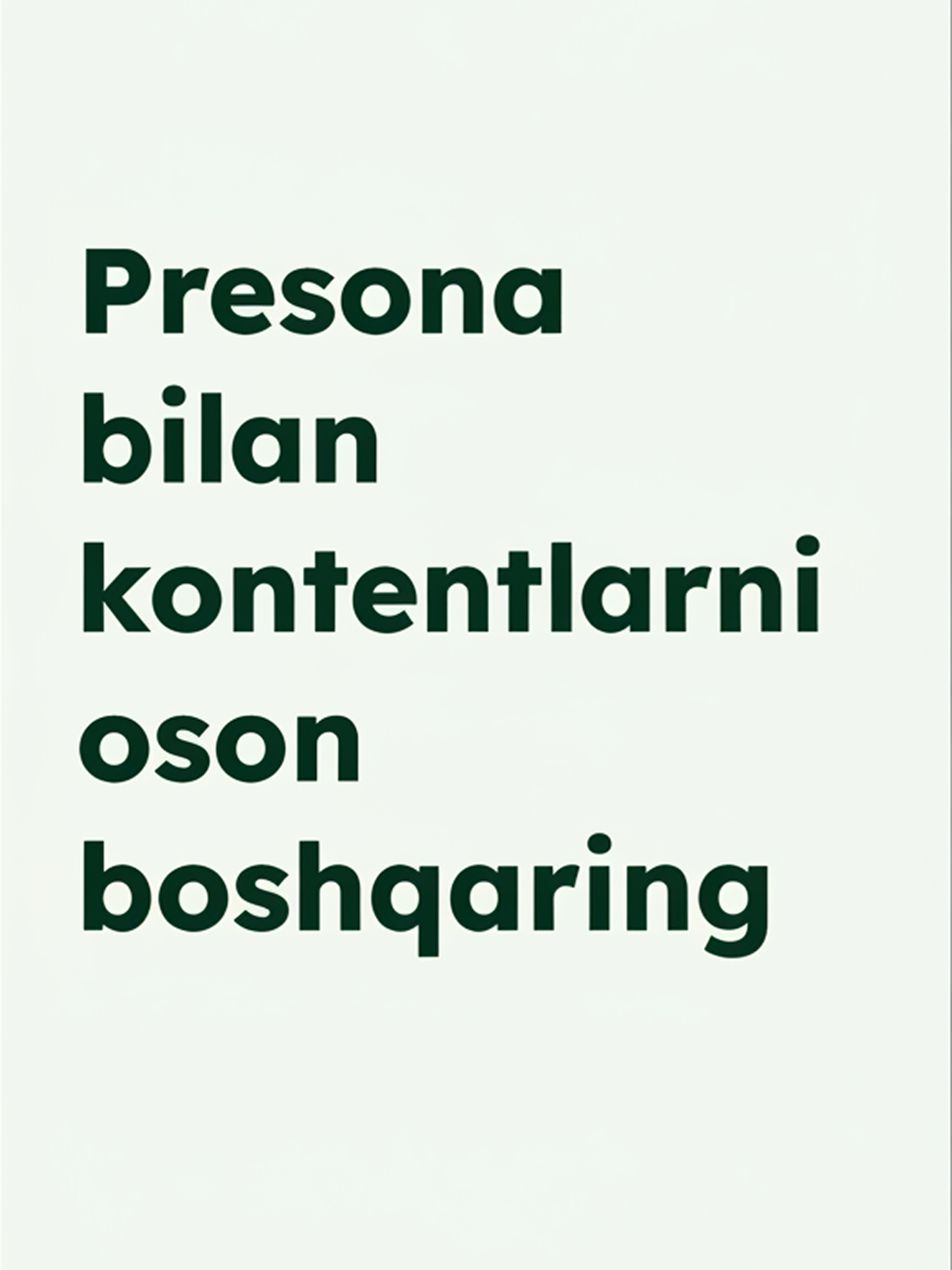 Presona