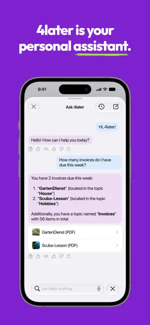 4later: AI Notes, Docs & Memos screenshot 3