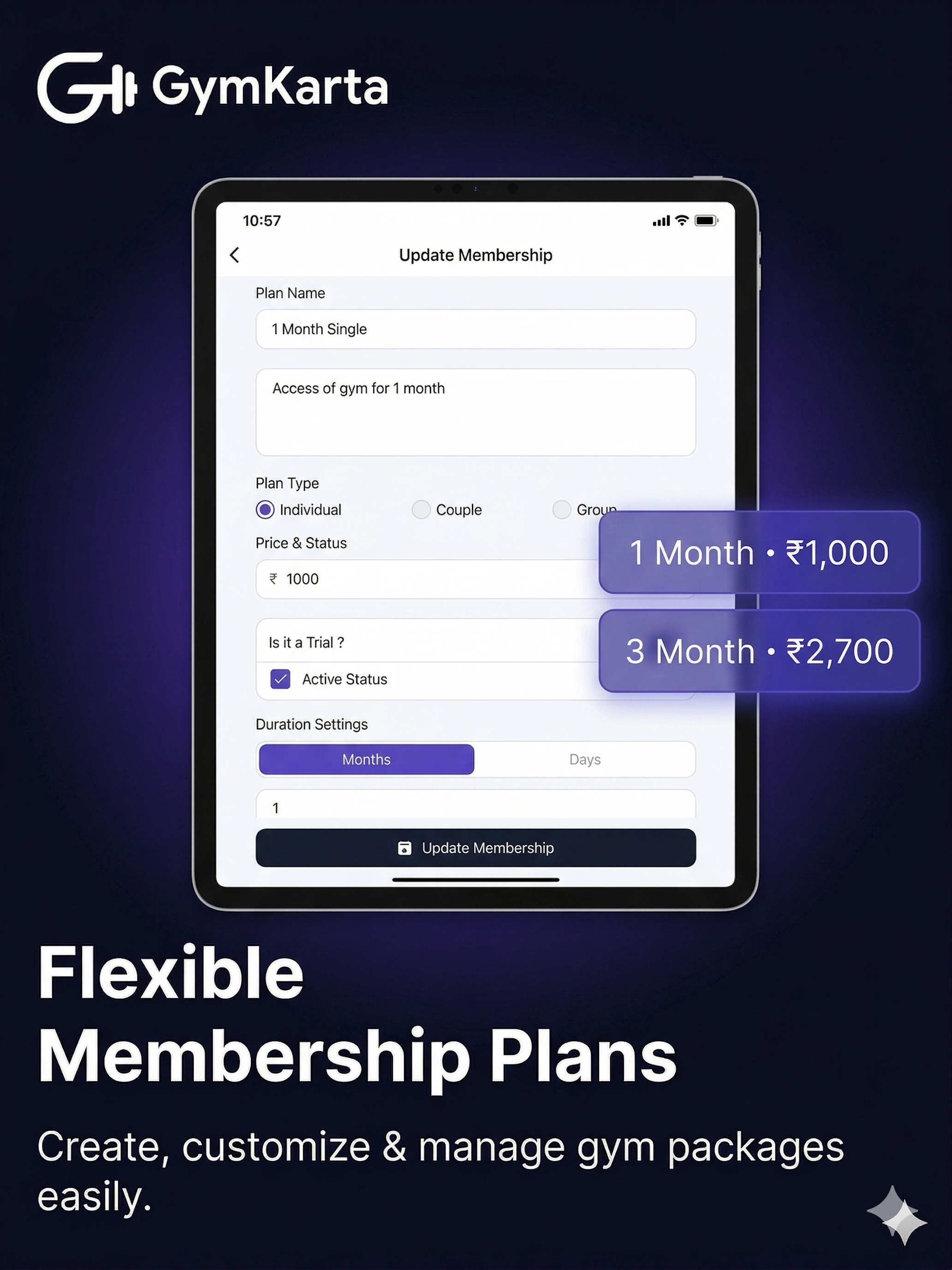 GymKarta – Gym Management