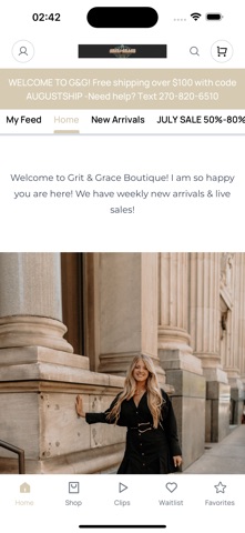 Grit & Grace Boutique Screenshot 1 of 4