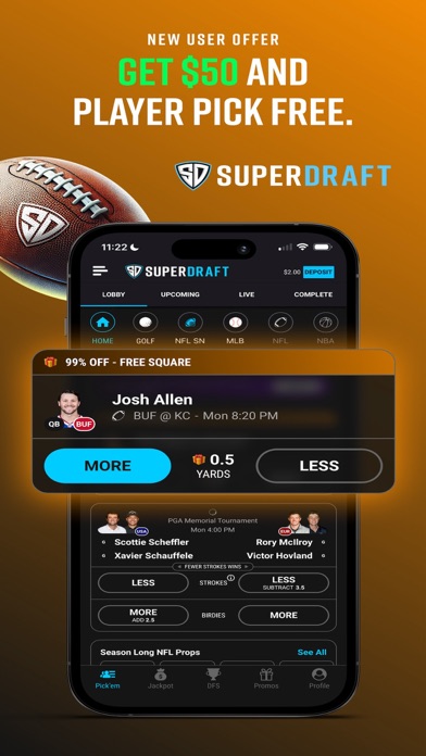 SuperDraft Fantasy Sports App Screenshot 1 - AppWisp.com SuperDraft Fantasy Sports App Screenshot 1 - AppWisp.com