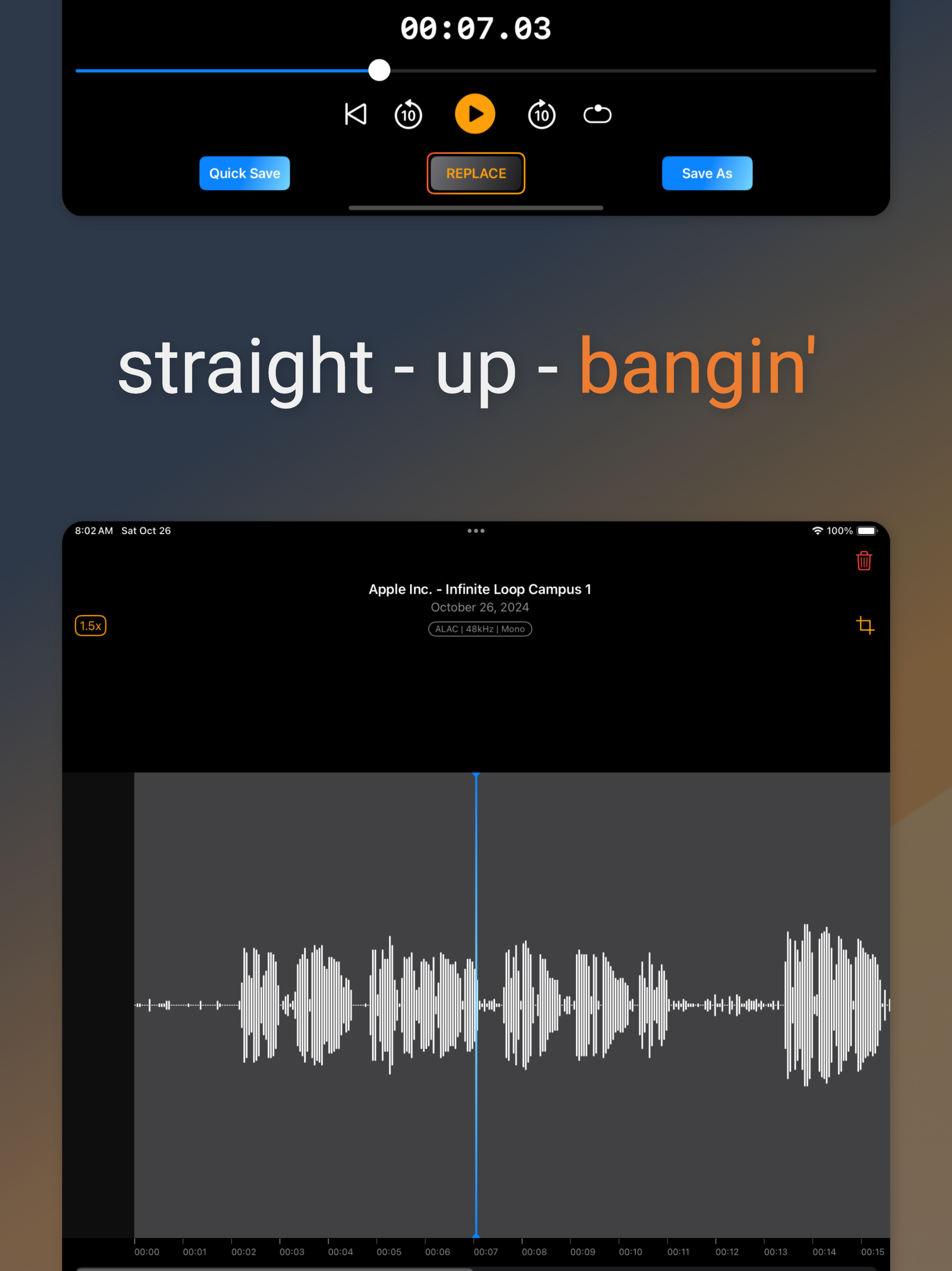 Bangin' Audio Recorder & Memos screenshot 16