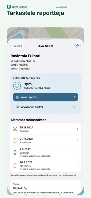 Oivat kartalla screenshot 2