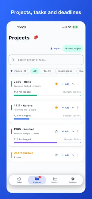 WorkTracker - Time Reports screenshot 3
