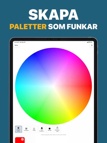 Färg & Färgmatchning iPad screenshot 5