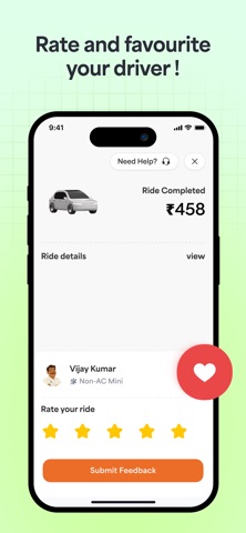 Bharat Taxi - Ride Booking App iPhone screenshot 6