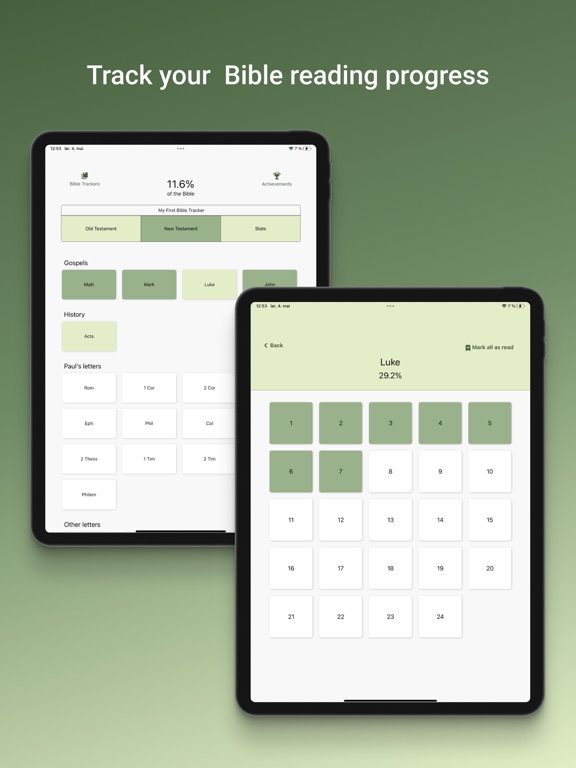 Screenshot #4 pour My Bible Tracker