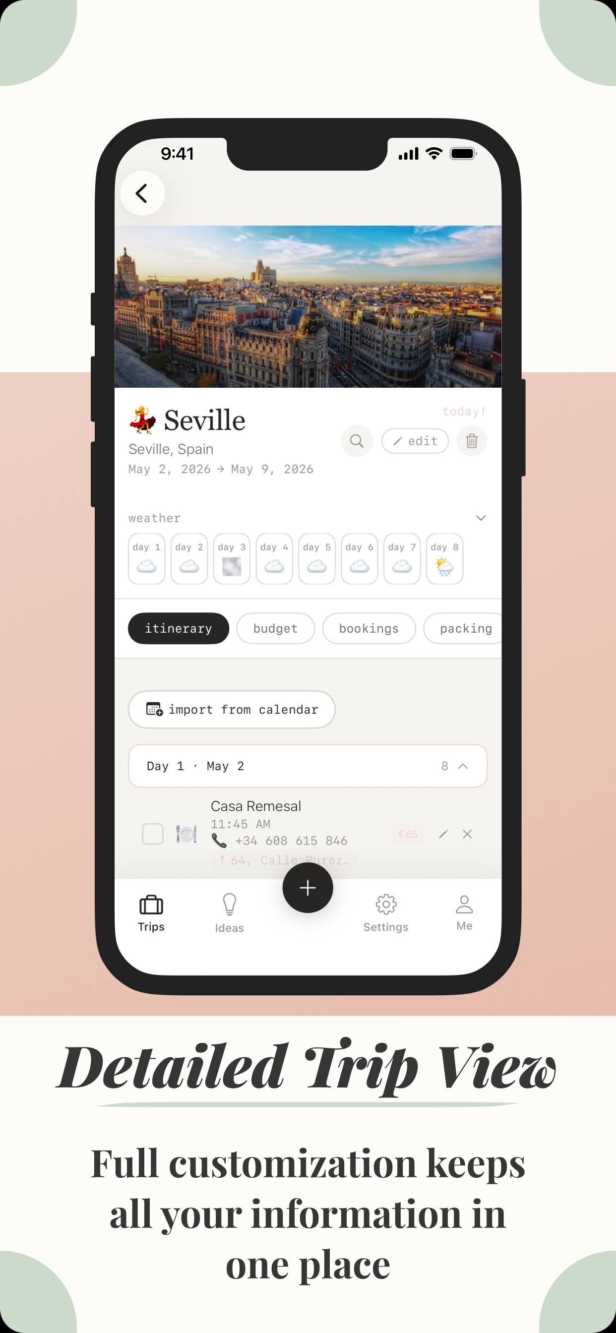 Roam - Travel Planner & Trips