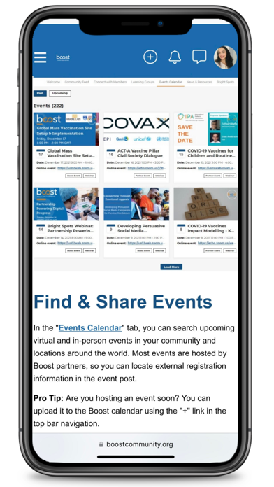 Boost Community screenshot