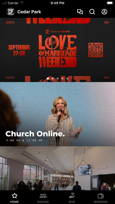 Cedar Park Church Screenshot