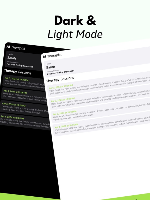 AI Therapist: Therapy Chatbot iPad screenshot 7 - Health & Fitness app