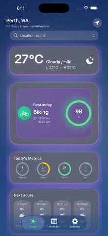 WeatherPermit screenshot