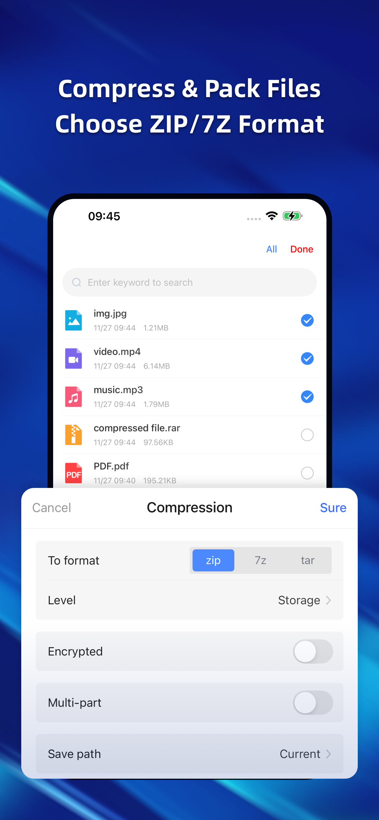 Unzip Master: RAR 7Z Extractor screenshot 2