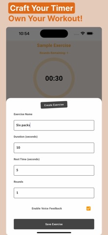 HIIT Interval Timer & Tracker Screenshot 4 of 4