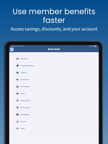 Kentucky Farm Bureau iPad screenshot