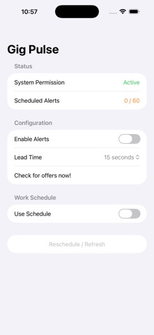 Gig Pulse: Shift Alerts app screenshot