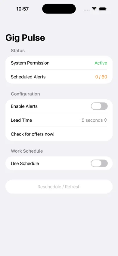 Gig Pulse: Shift Alerts screenshot 1