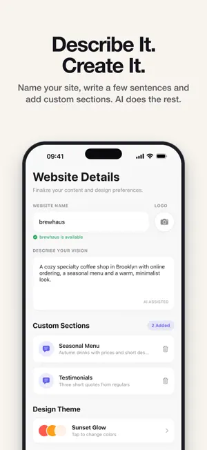 MagicSite: AI Website Builder screenshot 4