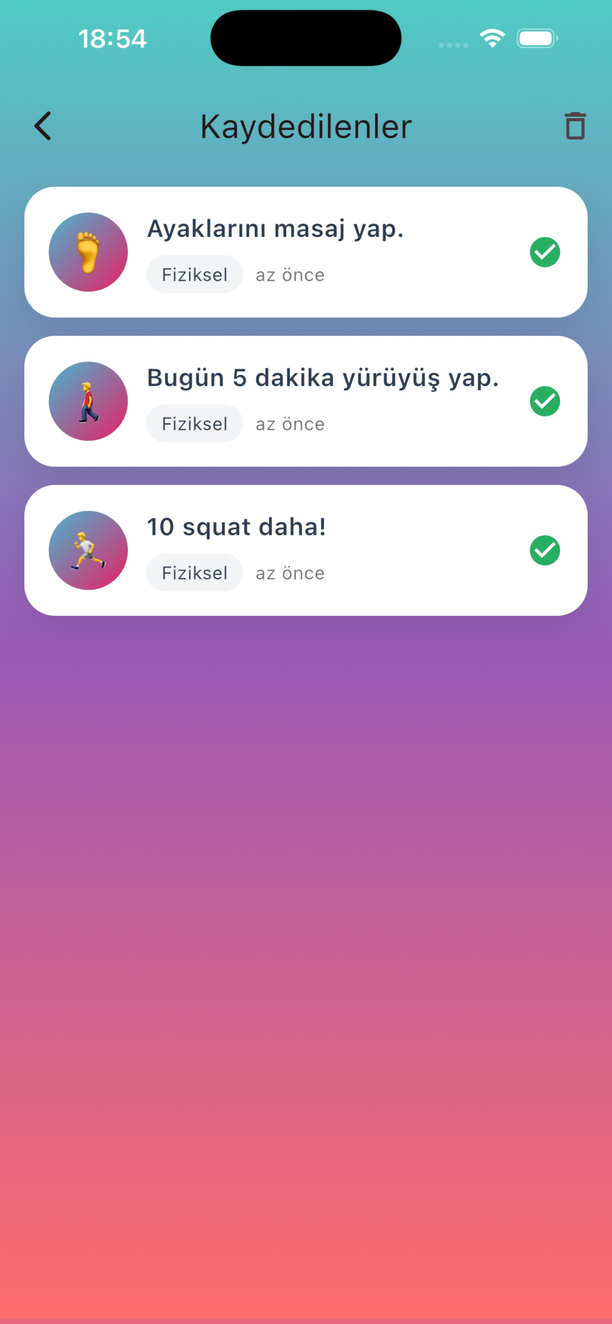 MiniHabits - Günlük Alışkanlık screenshot 2