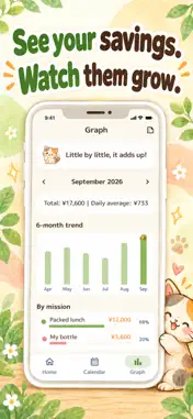 Setomy–Action-Based Saving App screenshot 6