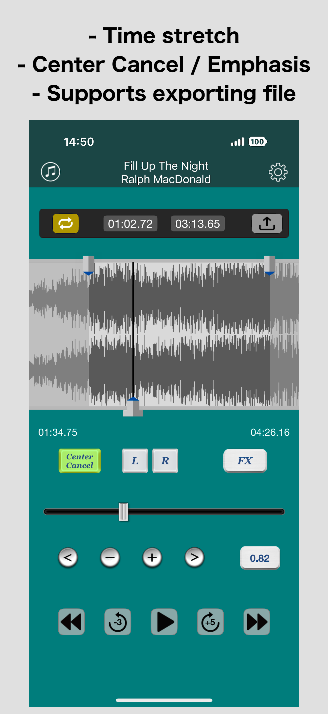 Time Stretch / 31 EQ / AUv3