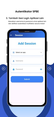Autentikator SPBE screenshot