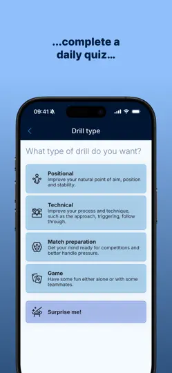 Captura de pantalla de Skills & Drills en iPhone 3