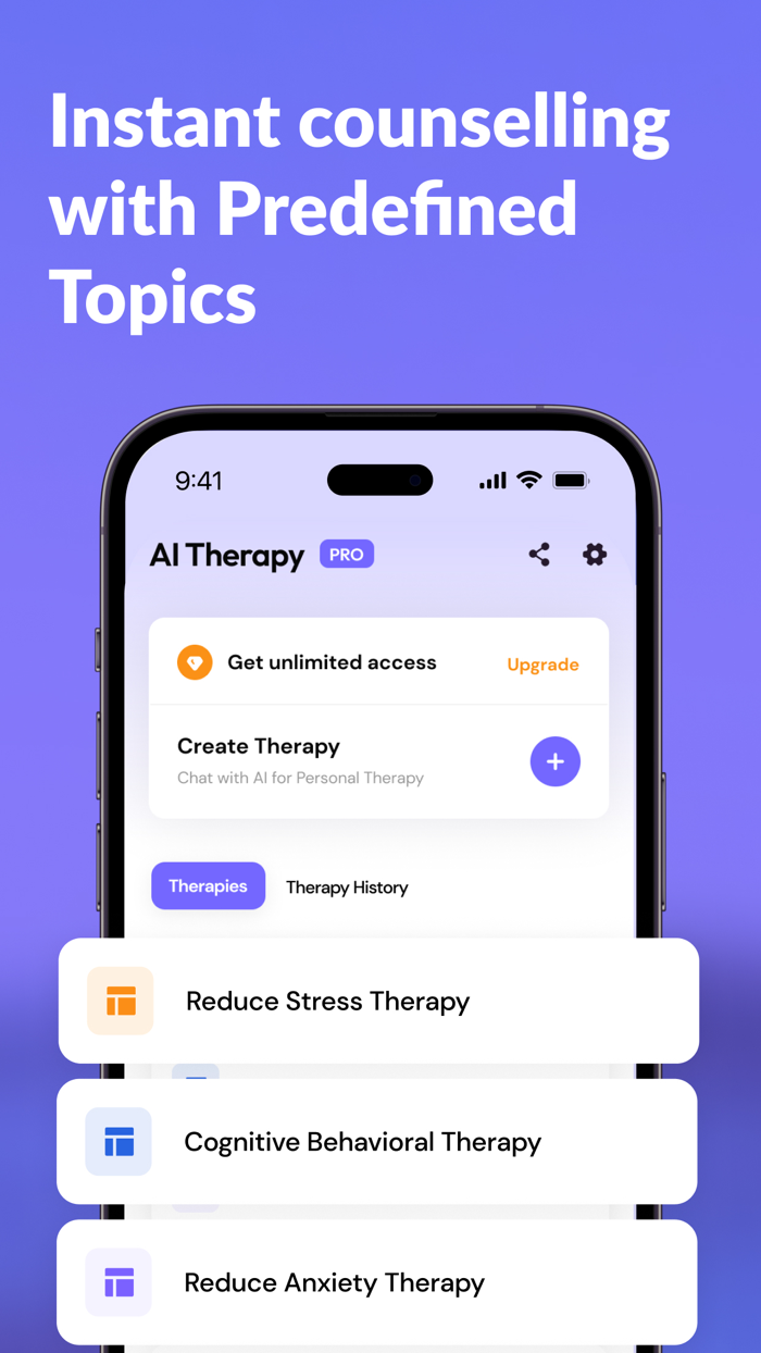 AI Therapist - Stress, Anxiety
