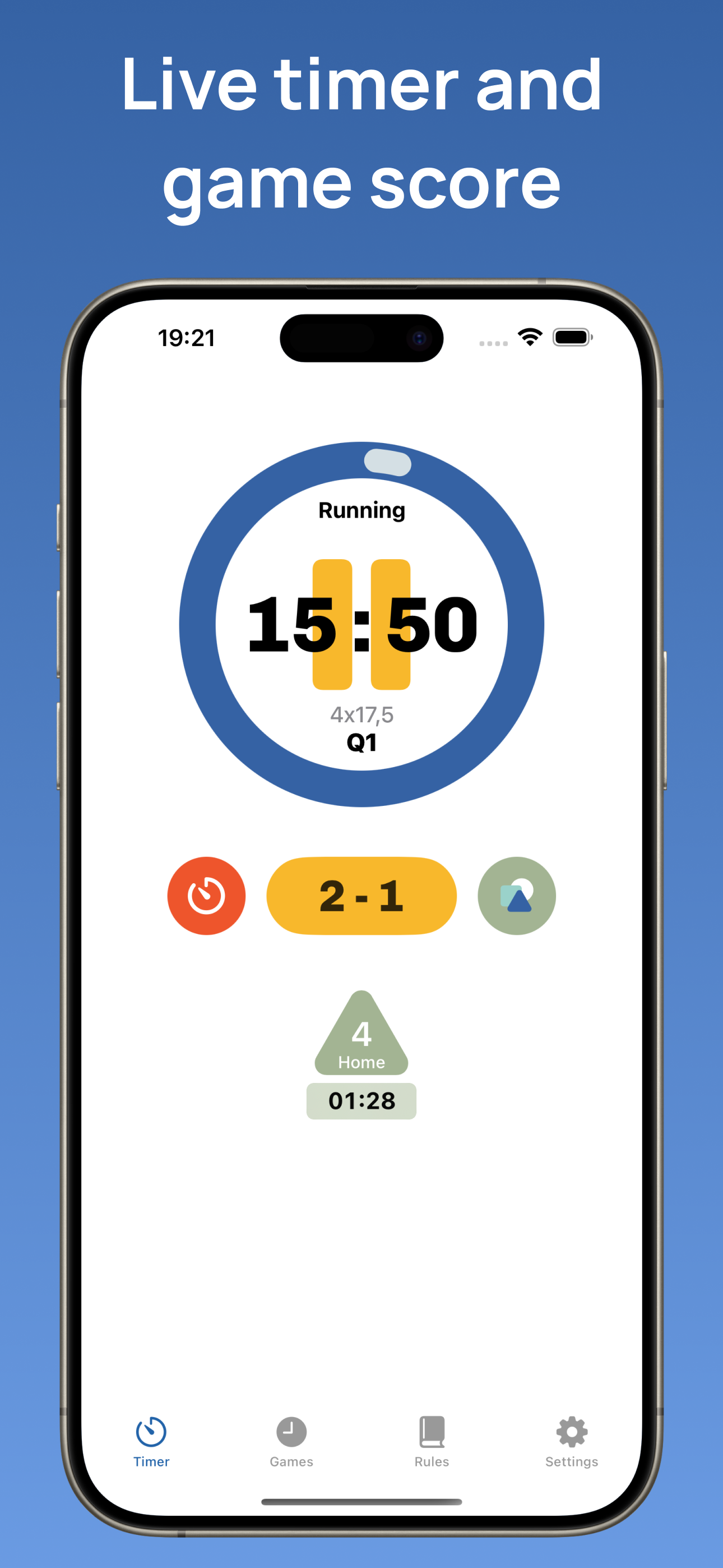 HockeyUpp Hockey Timer