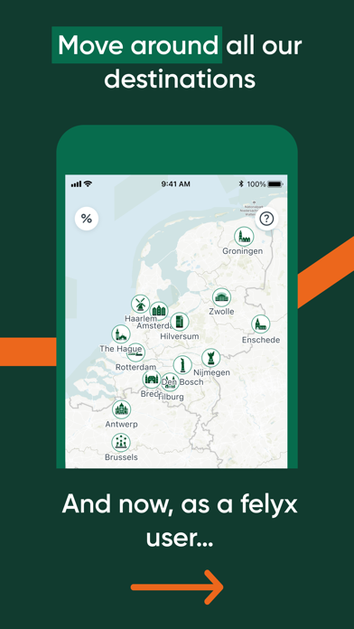 felyx: E-moped rentals iPhone screenshot 6 - Travel app