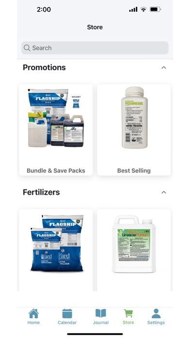 Yard Mastery Lawn Care App Screenshot